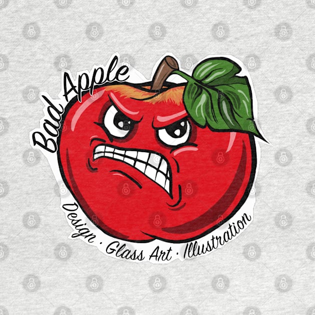 Bad Apple Design - Logo Tee by DastardlyDesigns